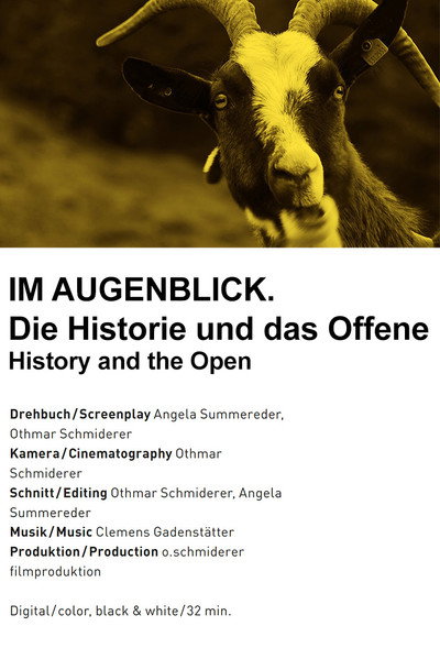 Póster de Im augenblick - die historie und das offene