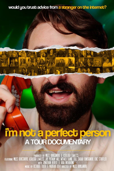 Póster de I'm Not a Perfect Person: A Tour Documentary