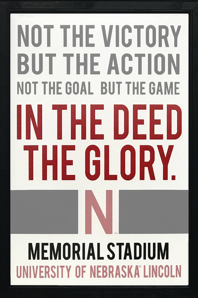 Póster de In the Deed the Glory: Memorial Stadium