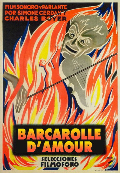Póster de Incendio en la ópera