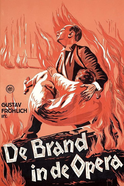 Póster de Incendio en la ópera