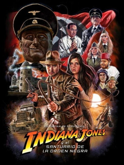 Póster de Indiana Jones y el santuario de la orden negra