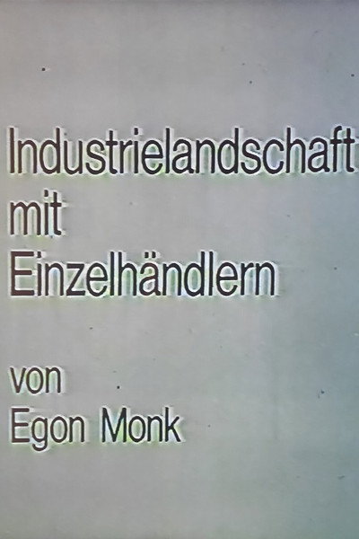 Póster de Industrielandschaft mit Einzelhändlern