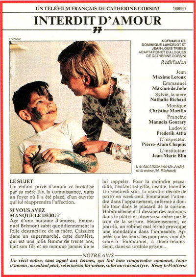 Póster de Interdit d'amour