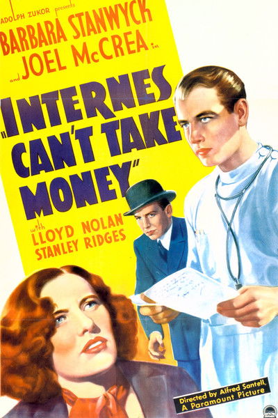Póster de Internes Can't Take Money
