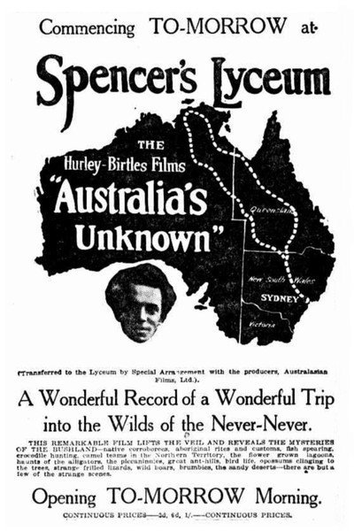 Póster de Into Australia's Unknown
