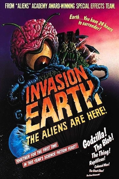 Póster de Invasión de la tierra - Los aliens están aquí