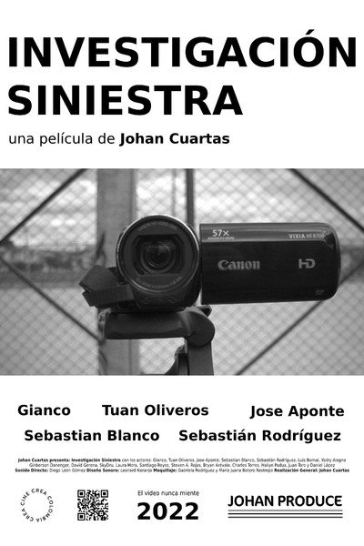 Póster de Investigación Siniestra