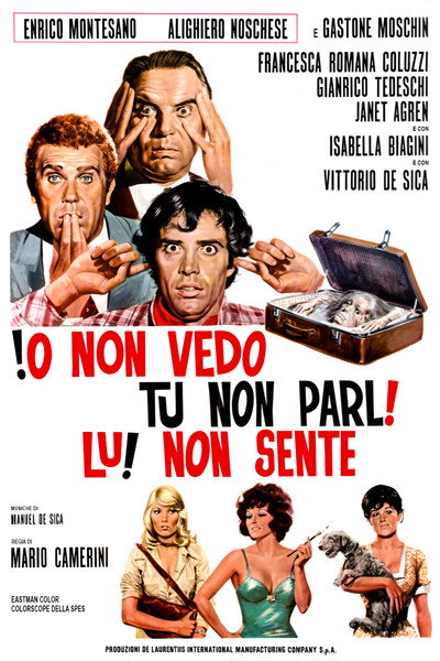 Póster de Io non vedo tu non parli lui non sente