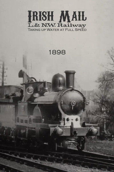 Póster de Irish Mail, L. & N.W. Railway, Taking Up Water at Full Speed