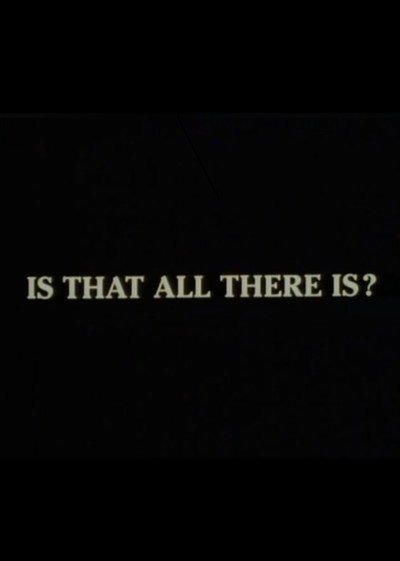 Póster de Is That All There Is?