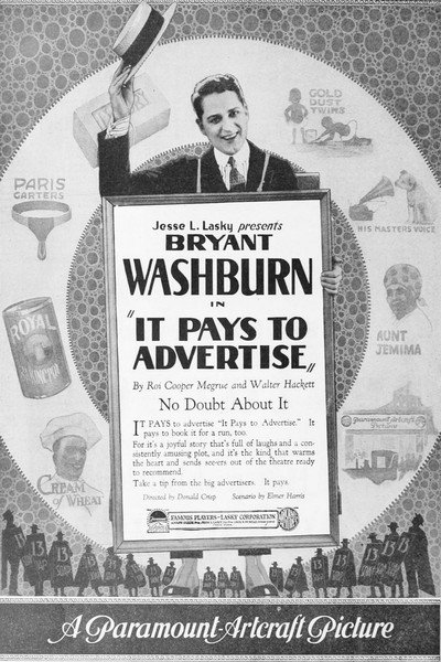 Póster de It Pays to Advertise