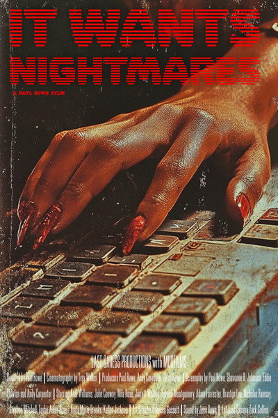 Póster de It Wants Nightmares
