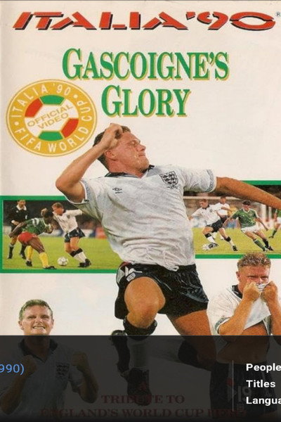 Póster de Italia 90-Gascoigne's Glory