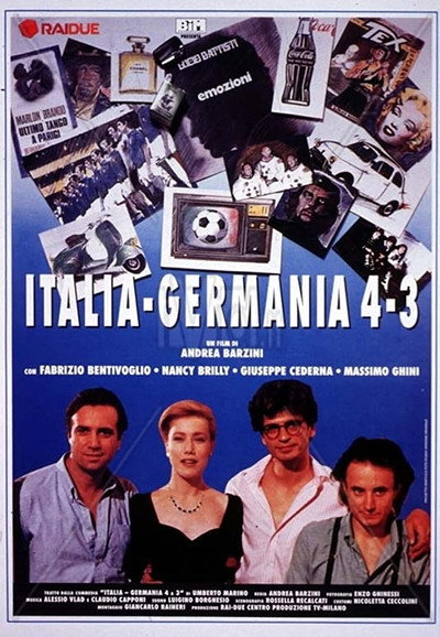 Póster de Italia-Germania 4-3