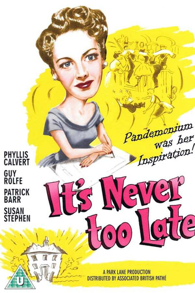 Póster de It's Never Too Late
