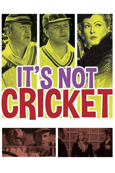 Póster de It's Not Cricket