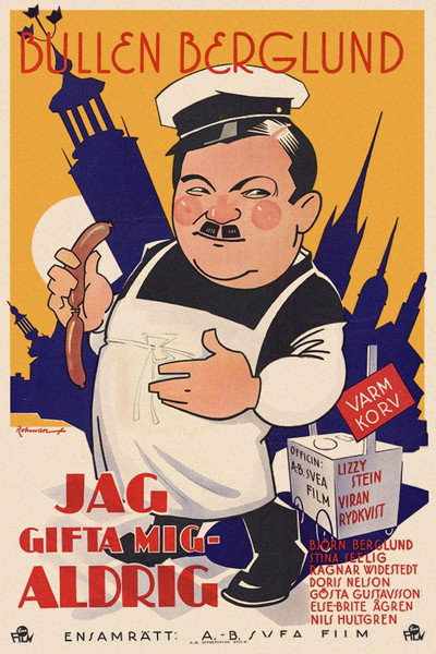 Póster de Jag gifta mig - aldrig