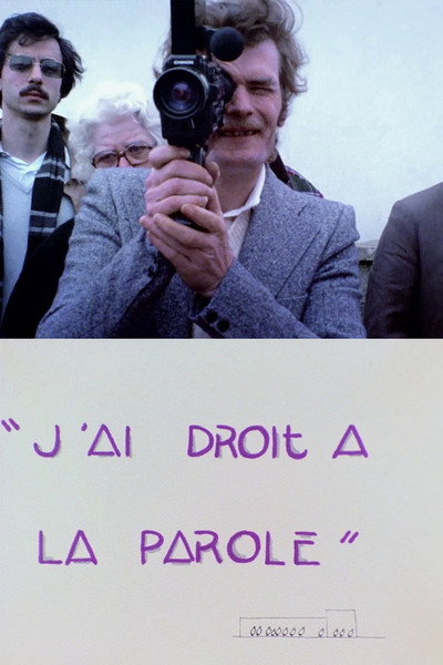 Póster de J'ai droit à la parole