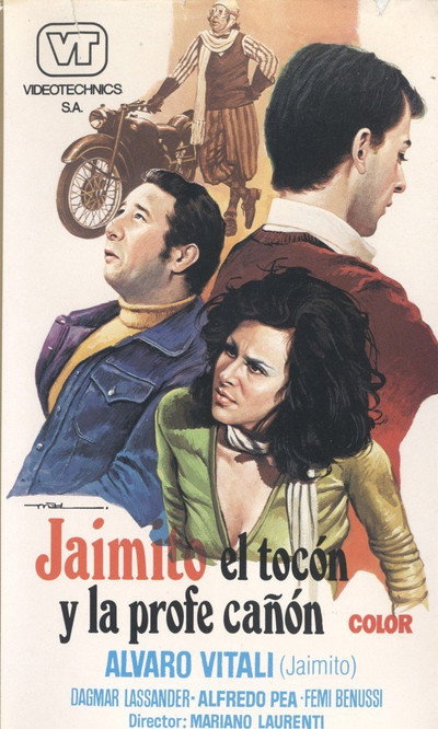 Póster de Jaimito el tocón y la profe cañón