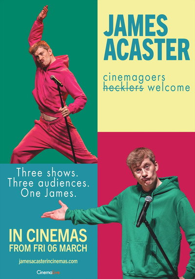 Póster de James Acaster: Cinemagoers Welcome