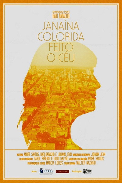 Póster de Janaína Colorida Feito o Céu