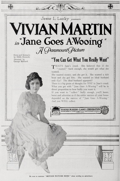 Póster de Jane Goes A' Wooing