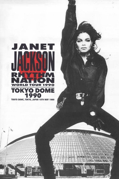 Póster de Janet Jackson Rhythm Nation Tour: Tokyo, Japan