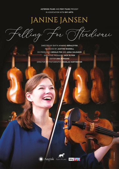 Póster de Janine Jansen Falling for Stradivari