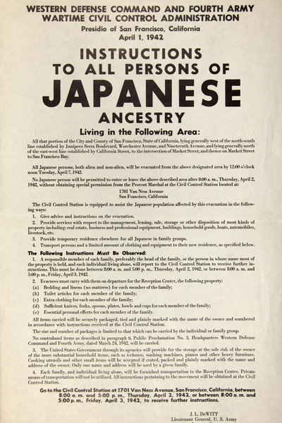 Póster de Japanese Relocation