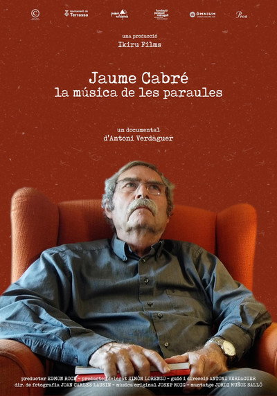 Póster de Jaume Cabré. La música de les paraules