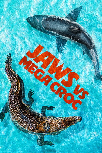 Póster de Jaws vs. Mega Croc