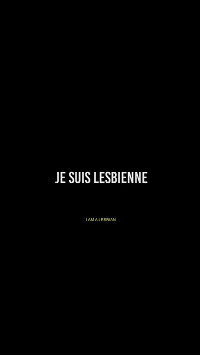 Póster de Je suis lesbienne