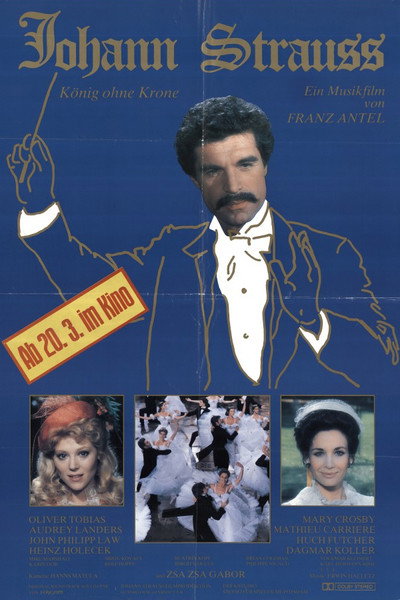 Póster de Johann Strauss, el rey sin corona