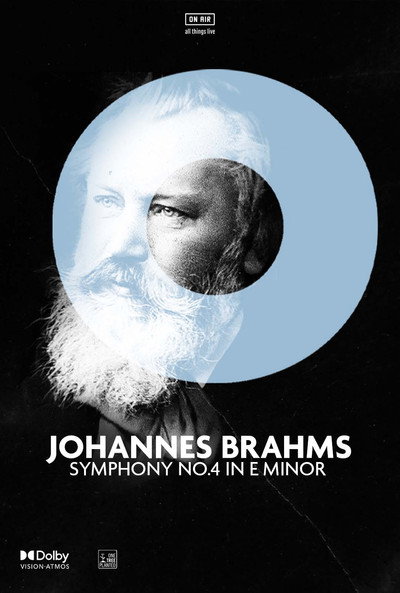 Póster de Johannes Brahms' 'Symphony No. 4 in E Minor'