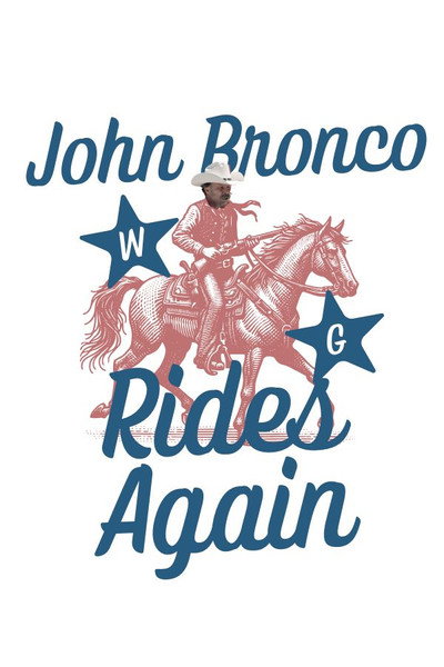 Póster de John Bronco Rides Again
