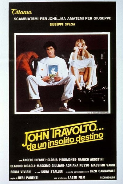 Póster de John Travolto y su insólito destino