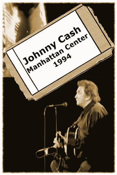 Póster de Johnny Cash, Manhattan Center