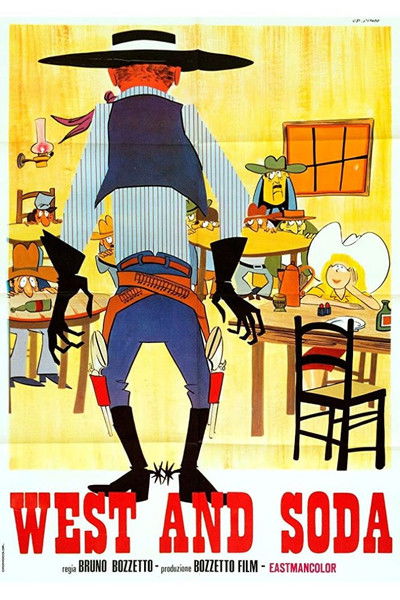 Póster de Johnny y Clementina en el Oeste