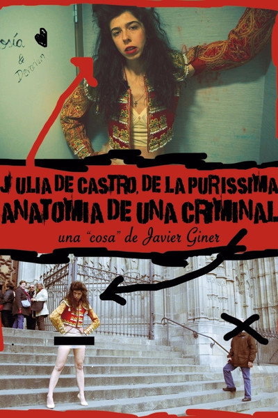 Póster de Julia de Castro, De la Puríssima: Anatomía de una criminal