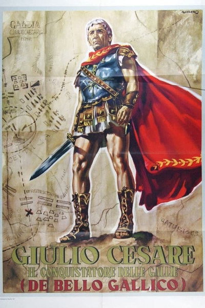 Póster de Julio César, el conquistador de las Galias