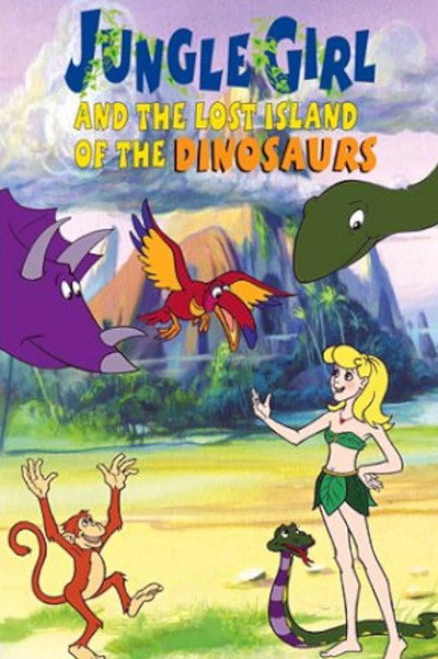 Póster de Jungle Girl & the Lost Island of the Dinosaurs