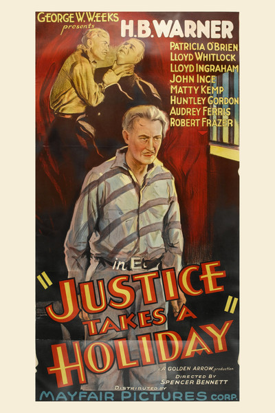 Póster de Justice Takes a Holiday