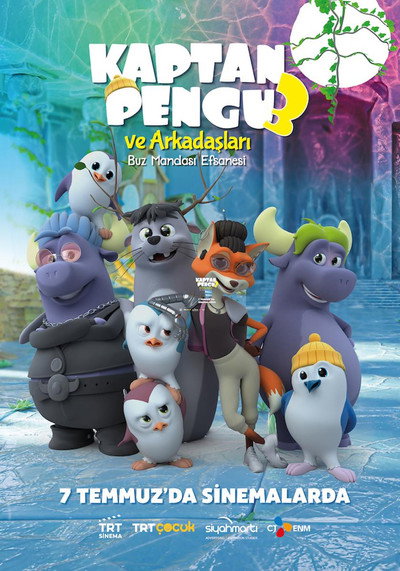 Póster de Kaptan Pengu ve Arkadaslari 3: Buz Mandasi Efsanesi