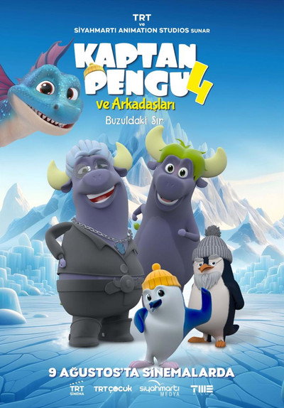 Póster de Kaptan Pengu ve Arkadaslari 4: Buzuldaki Sir