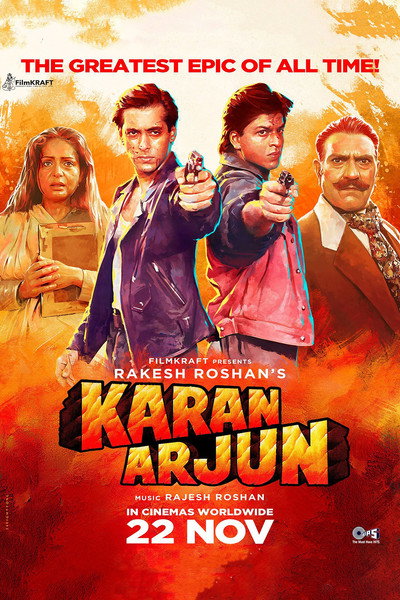 Póster de Karan Arjun