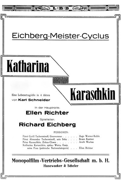 Póster de Katharina Karaschkin