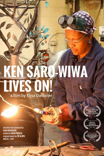 Póster de Ken Saro-Wiwa, presente!