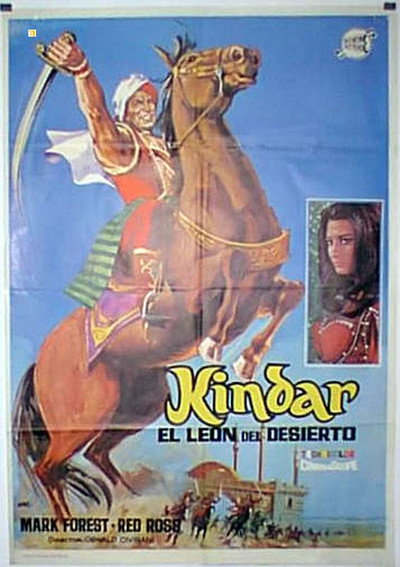 Póster de Kindar, el león del desierto