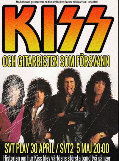 Póster de KISS och gitarristen som försvann